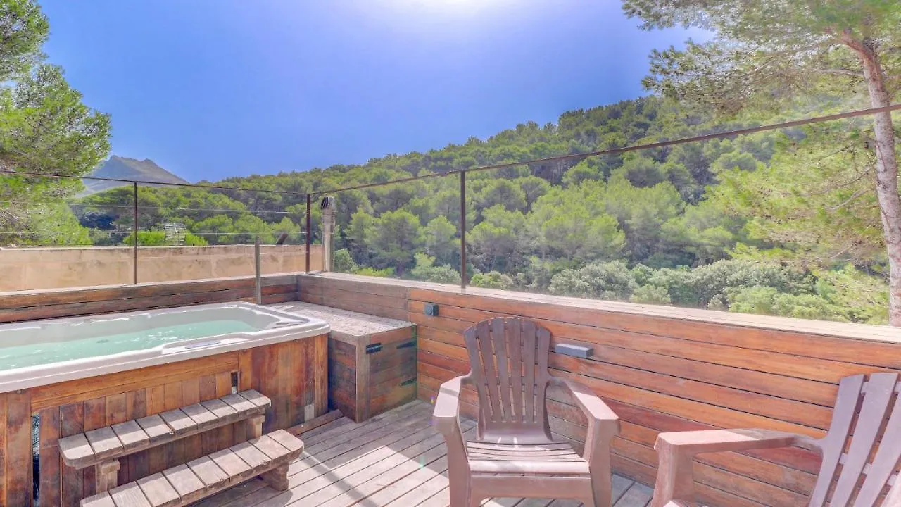 Villa Casa Rosada à Cala de Sant Vicenc Hébergement de vacances